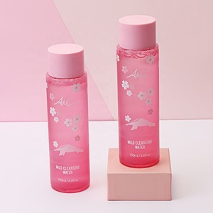 Wholesale 190ml Sakura Mild Cleansing Water Oil Free Eye And Lip Cleanser Vendor Makeup Remover  A&C Pink Series