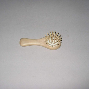 Wholesale Mini Wooden Bristles Massage Comb Wooden Personalized Hairbrush WMC025