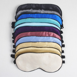 wholesale personalized silk sleep mask printed travel silk sleep eye mask super soft sleeping mask