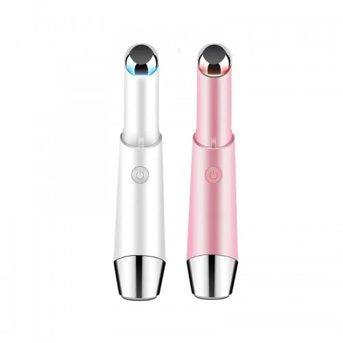 High Frequency Red & Blue Light Eye Massager Wand Vibration Heated Eye Care Device