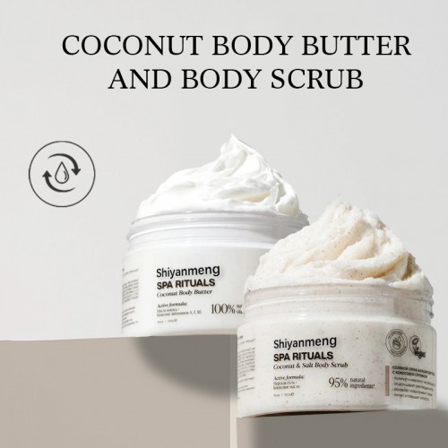 Coconut scrub, lemon scrub, Mango scrub, mashed potato scrub OEM