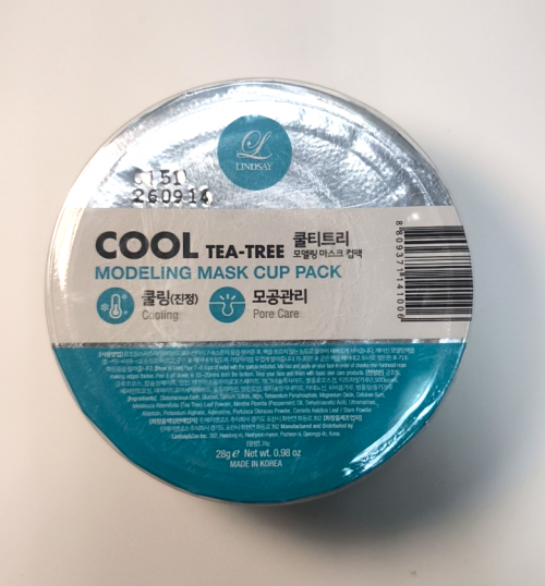 [LINDSAY Modeling Mask Cup Pack #Cool(Tea tree)] Korean Beauty, Korean skin care, Korean Cosmetics, Cruelty-Free Pore Care