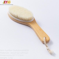Hot Selling Wood Body Brush Natural Dry Brushing Dead Skin Exfoliation Lymphatic Drainage Bath Cleaning Brush