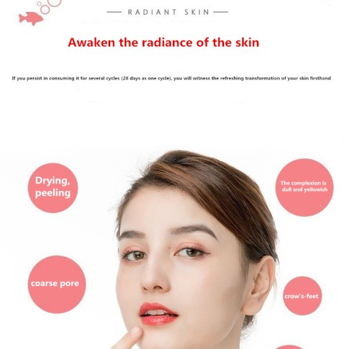 Repairing skin and antioxidant small molecule peptides of sea bream collagen