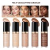 Lakerain Multi‑purpose Liquid Concealer Full Coverage Lightweight Waterproof Oil Control Face Makeup Wholesale Private Label Custom Logo Low MOQ