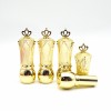 Gold Lip Balm Tubes Empty Lipstick Tube Crown Shape DIY Lip Gloss Packing Container 12.1mm Free Sample