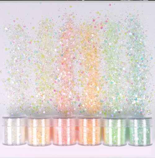 Nail polish Dip Nail — new product ice through series size mixed glitter glitter powder