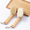 Hot Selling Wood Body Brush Natural Dry Brushing Dead Skin Exfoliation Lymphatic Drainage Bath Cleaning Brush