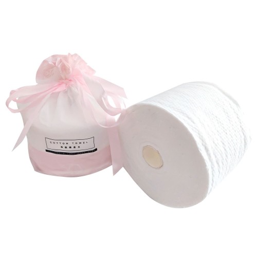 Disposable Non-woven Wash Towel Roll Pearl Pattern Soft Facial Cleansing Cotton Towel