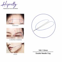 Hipretty Cog 4d L blunt cannula 19g 100mm Beauty korea collagen hilos tensores para el rostro v line face lifting fio pdo thread for body