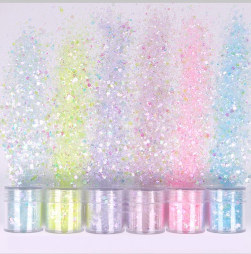 Nail polish Dip Nail — new product ice through series size mixed glitter glitter powder