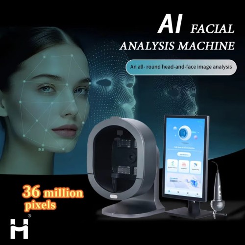 AI Facial Analysis Machine X5Pro 36 Million Pixels Skin Detector With Microscope Probe For Beauty Salon Skin Diagnosis