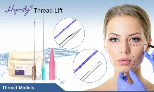 Hipretty Cog 4d L blunt cannula 19g 100mm Beauty korea collagen hilos tensores para el rostro v line face lifting fio pdo thread for body