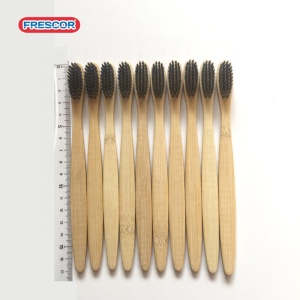 100% Biodegradable eco-friendly travel wooden bamboo toothbrush