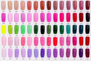 2017 Girl2Girl Factory Supply 216 Color 15ML Nail Arts Design Beautiful Color Fingernail Paint Soak Off UV/LED Gel Varnish Nail