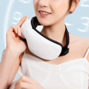 2021 Wireless Rechargeable Eye Massager Intelligent Mode Operation Eye Massager warm heated air pressure with music