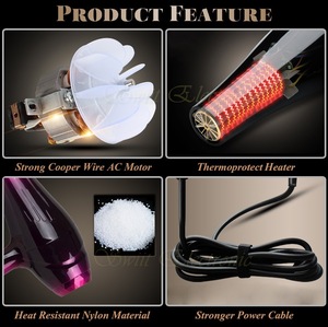 3-Year Warranty Professional Salon Hotel Powerful ac hair dryer shenzhen