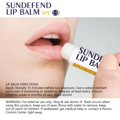 Beauty Cosmetics Skin Care Long-Lasting Moisturizing Sunscreen Lip Balm