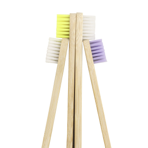 Beauty thin handle color charcoal bristle bpa free custom packing box bamboo-toothbrush
