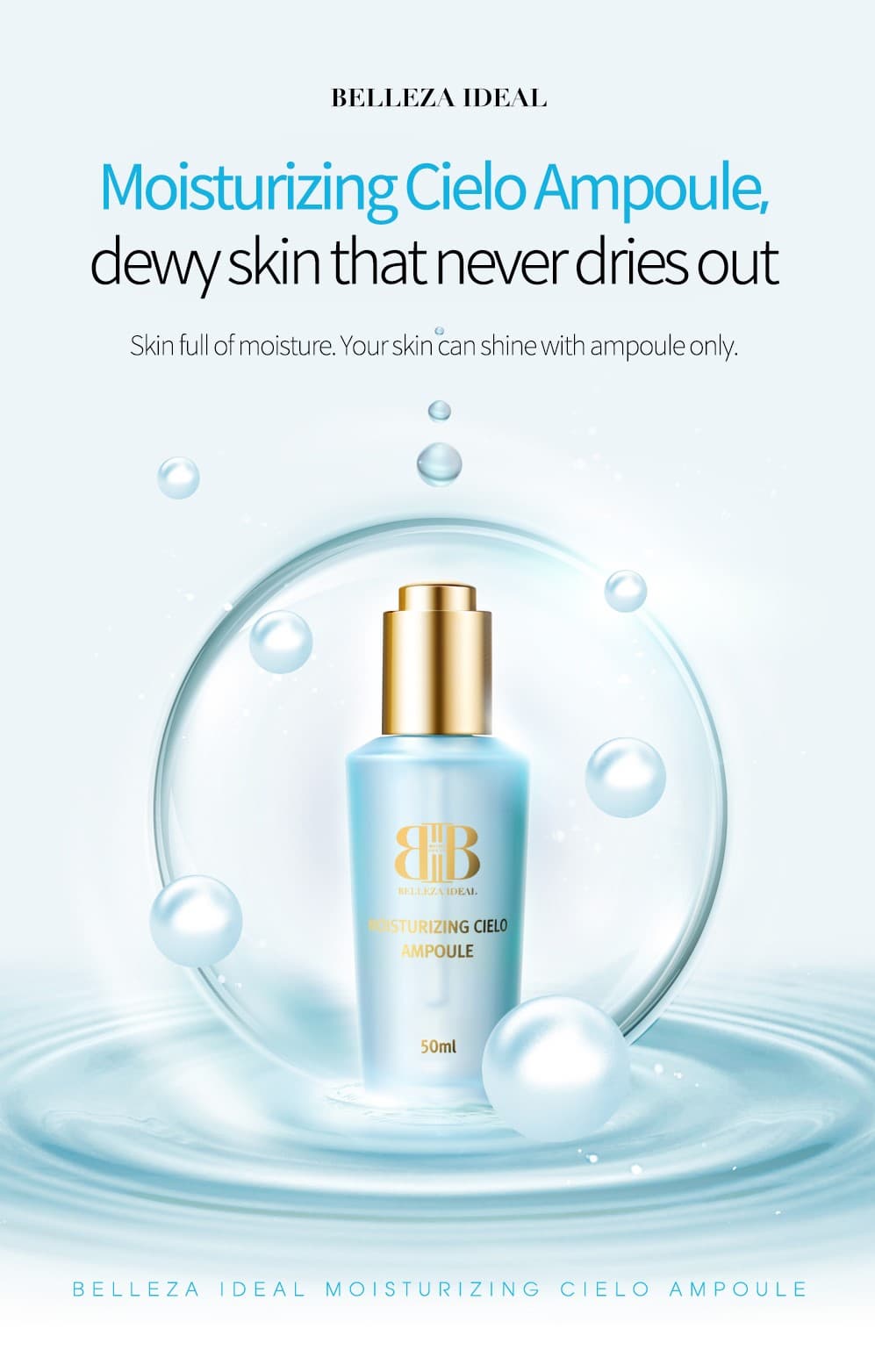 BELLEZA IDEAL MOISTURIZING CIELO AMPOULE