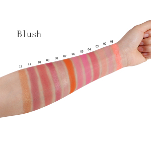 blush palette natural customize palette private label Cosmetic blush 3 colors  palette