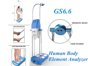 Clinical Analytical Instruments for 2015 Electrical Body Composition Fat Analyzer Weight Height Scale GS6.6