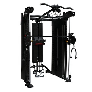 Commercial multi functional trainer power rack gym equipment machine