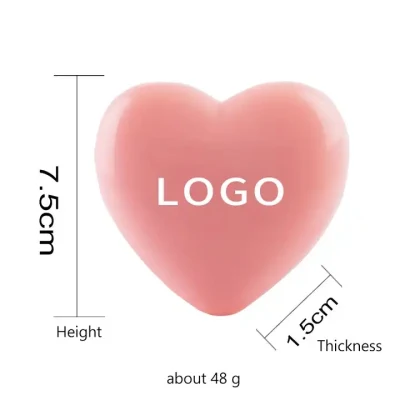 Custom Logo Private Label Cosmetics Blusher Palette Heart Shape Vegan Makeup Face Single Blush