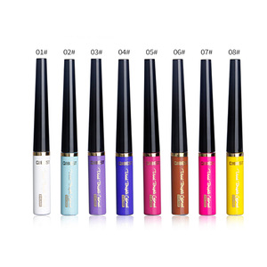 Custom Low Moq Best Waterproof Matte Color Eyeliner Glitter Liquid Eyeliner