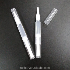 Dental cosmetic teeth whitening clear transparent pen