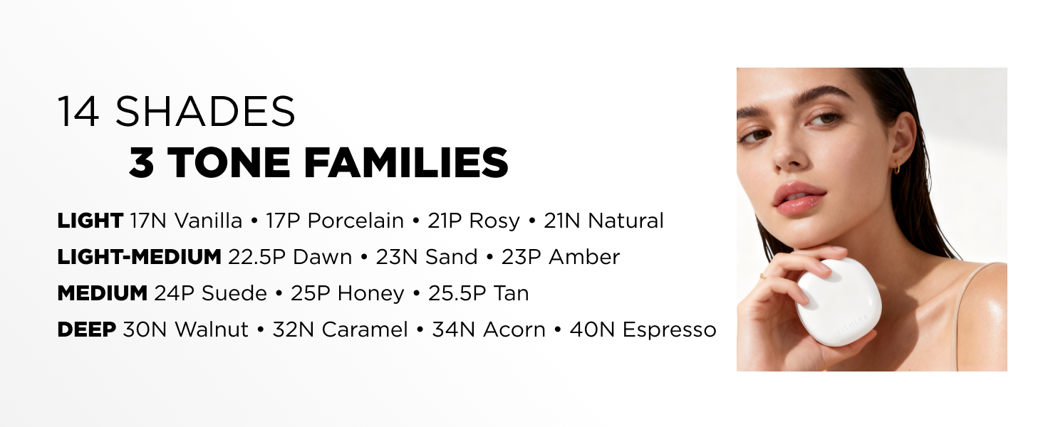 EITHER&amp; Glow Pixel Cushion Foundation (22.5P Dawn, 12g)