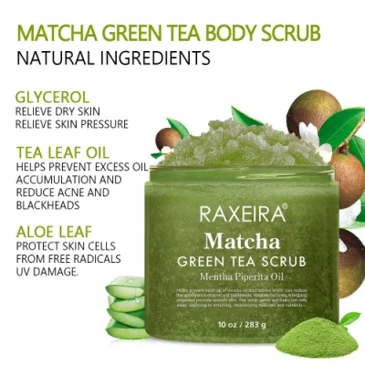 Exfoliating and Multifunctional Nourishing Facial &amp; Skin Green Tea Body Scrub
