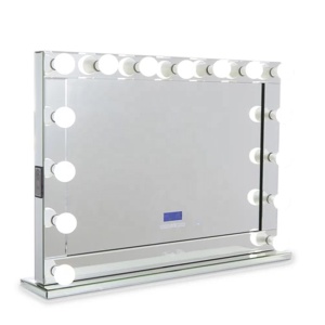 Factory Professional Manufacture Tabletops Led Lighted Hollywood Style Makeup Vanity Mirror With Lights