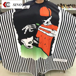 Fashion printed soft hairdressser cape cutting barber aprons wholesale Custom Hair Stylist barber Capes