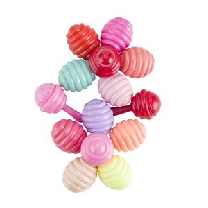 Freeshipping 12 colors Lollipop Shaped fruity Smell Hot selling Moisturizing Lip Balm
