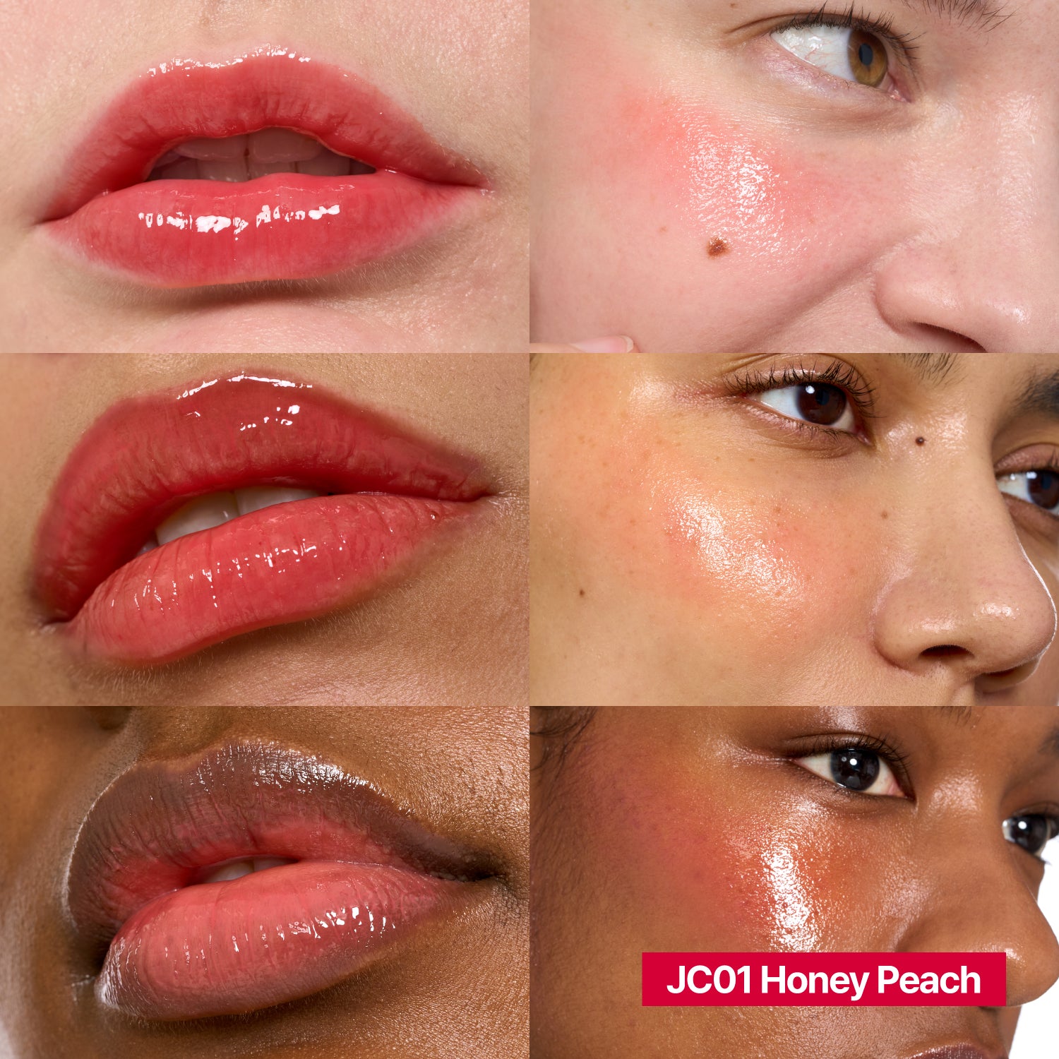 (Fwee) Lip&amp;Cheek Glowy Jelly Pot [JC01 Honey Peach] 4g
