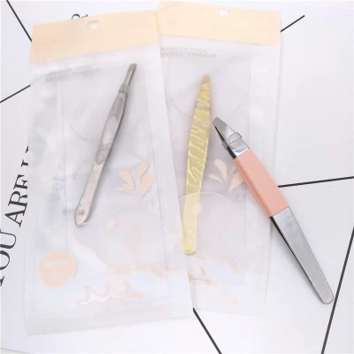 Gold-Plated Beauty Care Eyebrow Clip for Makeup