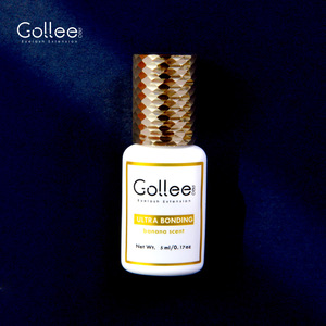 Gollee Own Brand 1-2 Seconds Quick Drying  Strong Comes With Banana Scent Eyelash Extension Glue