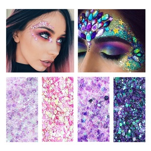 Hair Eye Makeup Art Unicorn Holographic Nail Glitter Tattoos Unicorn Cosmetic Chunky Face Body Glitter