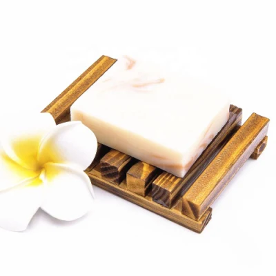 Handmade Eco-Friendly Carbonized Bamboo Soap Tray Dish