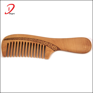 High quality custom logo wooden hair beard combs