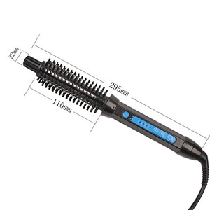 Hot iron electric best hair straightening rolling brush seen tv for hair perm machine EPS328