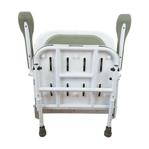 Hot sales Aluminum and stainless steel Wall mounted shower bath seat for old people