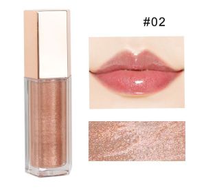 Hot Selling Lip Gloss 6 Colors Rhombohedral Shine Moisturizing Easy to Color Lip Gloss