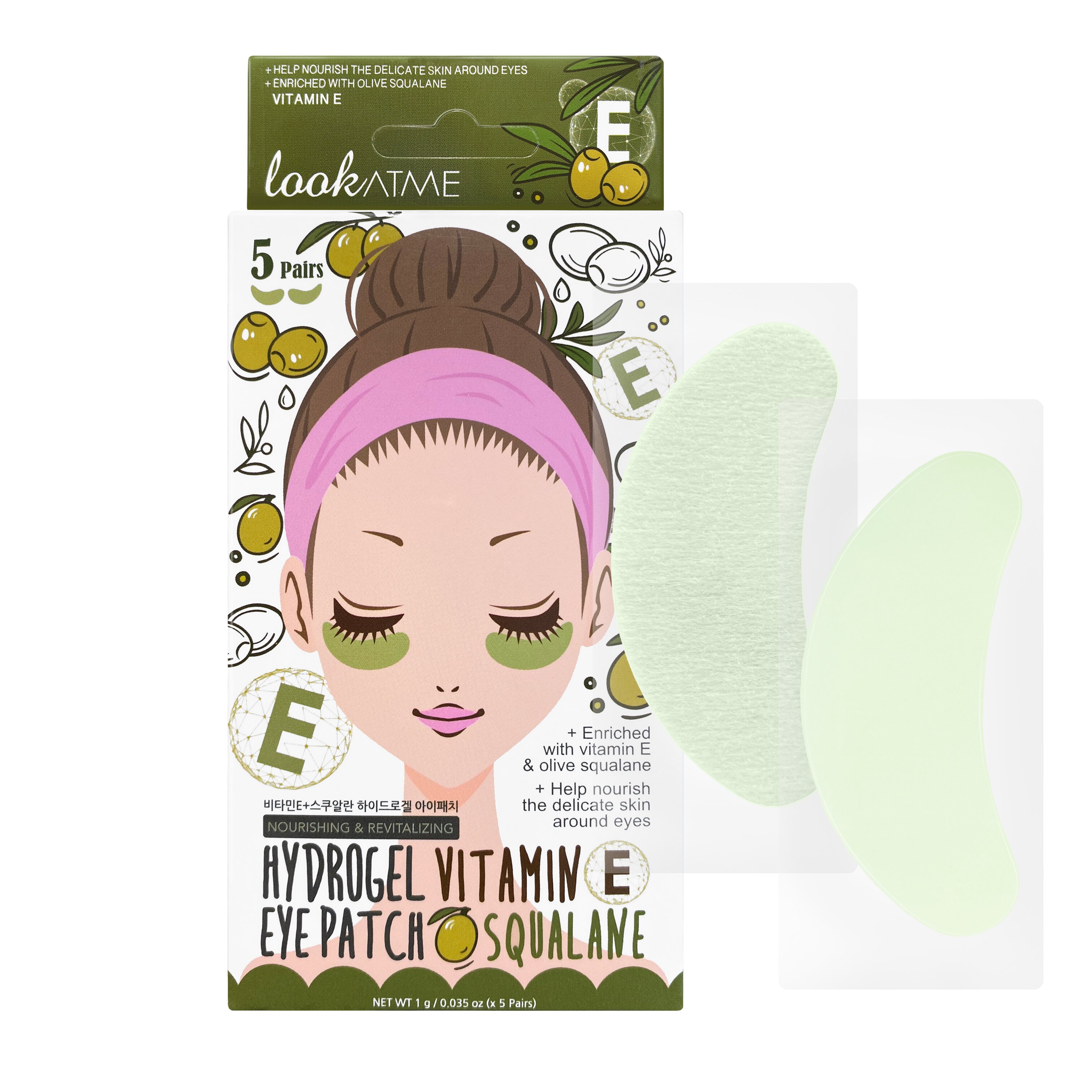 lookATME HYDROGEL EYE PATCH VITAMIN E + SQUALANE