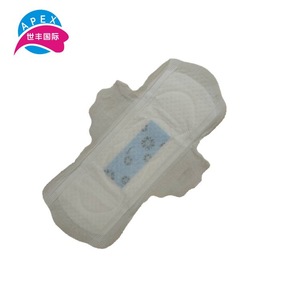 Low price disposable cotton night use female oem sanitary pads 290mm anion sanitary napkin
