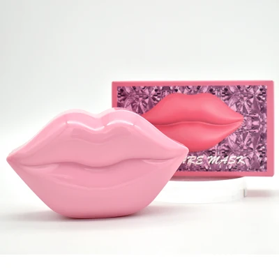Manufacture Hot Sell Pink Moisturizing Crystal Collagen Lip Mask