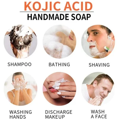 Natural Kojic Acid Whitening Deep Cleansing Cleanser Soap Bar
