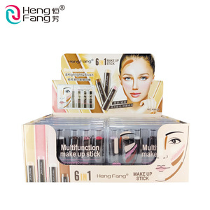 New Arrival hot sale  brighten cosmetics foundation stick multi purpose  6 in 1make up concealer