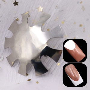 New French Acrylic Tips Line Edge Shape Trimmer Nails Accesories Art Tools Deep Mold Smile Line Cutter